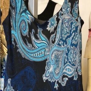 Jones, New York Blue Multicolor, Maxi Dress